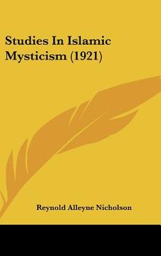 portada studies in islamic mysticism (1921)