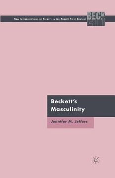 portada Beckett's Masculinity (en Inglés)