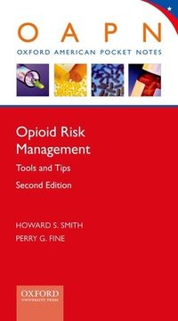 portada Opioid Risk Management: Tools and Tips (Oxford American Pocket Notes) (in English)
