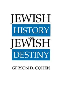 portada jewish history and jewish destiny (in English)