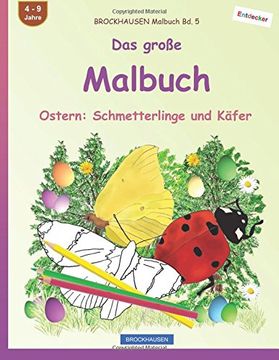 portada BROCKHAUSEN Malbuch Bd. 5 - Das große Malbuch: Ostern: Schmetterlinge und Käfer: Volume 5