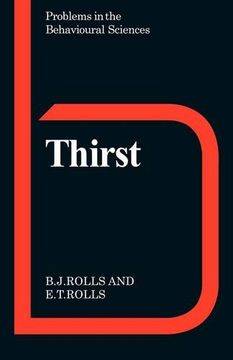 portada Thirst (Problems in the Behavioural Sciences) (en Inglés)