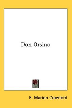 portada don orsino (in English)