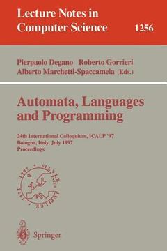 portada automata, languages and programming (en Inglés)