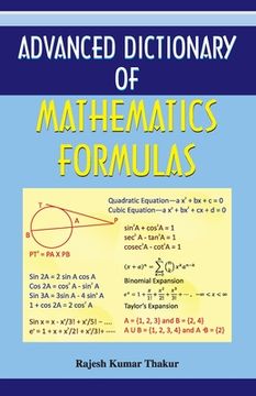 portada Advanced Dictionary of Mathematics Formulas (in English)