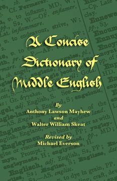 portada A Concise Dictionary of Middle English (in middle english)