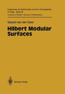 portada hilbert modular surfaces (in English)