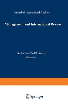 portada Management and International Review: Challenges of Globalization