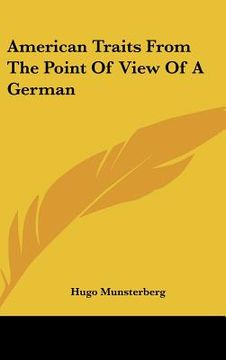 portada american traits from the point of view of a german (en Inglés)