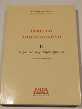 portada Derecho Administrativo ii: Organizacion y Empleo Publico