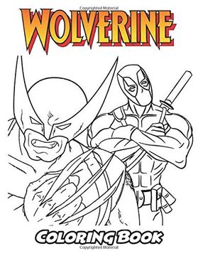 Libro Wolverine Coloring Book: Coloring Book for Kids and Adults ...
