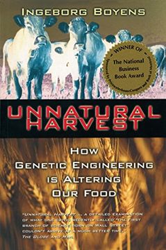 portada Unnatural Harvest: How Genetic Engineering is Altering our Food (en Inglés)