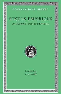 portada Sextus Empiricus: Against the Professors (Loeb Classical Library no. 382) (en Inglés)