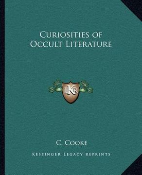 portada curiosities of occult literature