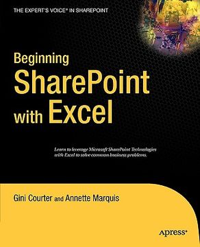 portada beginning sharepoint with excel: from novice to professional (in English)