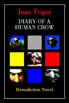 portada diary of a human crow: hemofiction novel (en Inglés)