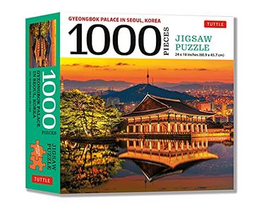 portada Gyeongbok Palace in Seoul Korea - 1000 Piece Jigsaw Puzzle: (Finished Size 24 in x 18 in) (in English)