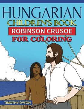 portada Hungarian Children's Book: Robinson Crusoe for Coloring