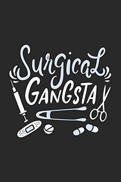 portada Surgical Gangsta: 120 Pages i 6x9 i Graph Paper 4x4 (in English)