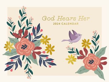 portada God Hears Her 2024 Inspirational Wall Calendar (in English)