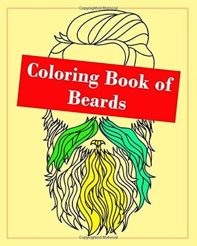 portada Coloring Book of Beards: A Coloring Book of Beards (en Inglés)