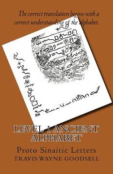 portada Level 1 Ancient Alphabet: Proto Sinaitic Letters (en Inglés)
