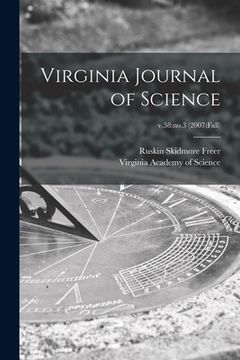 portada Virginia Journal of Science; v.58: no.3 (2007: Fall)