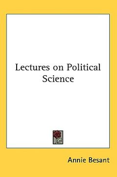 portada lectures on political science (en Inglés)