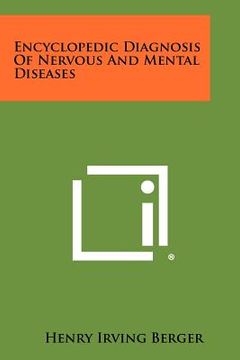 portada encyclopedic diagnosis of nervous and mental diseases (en Inglés)