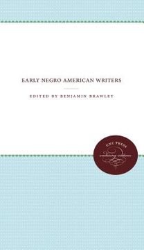 portada Early Negro American Writers (in English)