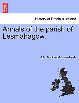 portada annals of the parish of lesmahagow.