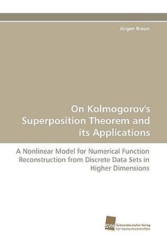 portada on kolmogorov's superposition theorem and its applications (en Inglés)