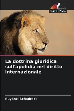 portada La dottrina giuridica sull'apolidia nel diritto internazionale (in Italian)