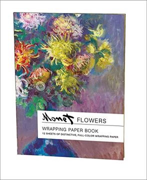 portada Flowers, Claude Monet: Wrapping Paper Book (en Inglés)