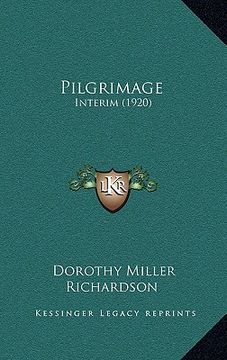 portada pilgrimage: interim (1920) (en Inglés)