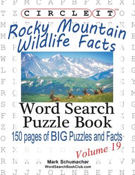 portada Circle it, Rocky Mountain Wildlife Facts, Word Search, Puzzle Book (en Inglés)