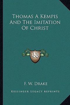 portada thomas a kempis and the imitation of christ (in English)
