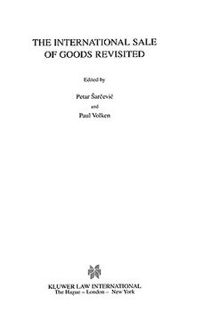 portada international sale of goods revisited