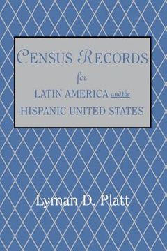portada Census Records for Latin America and the Hispanic United States (in English)