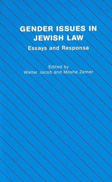 portada Gender Issues in Jewish Law: Essays and Responsa (Progressive Halakhah) (en Inglés)