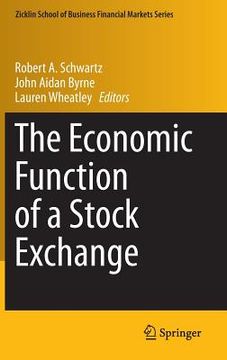 portada The Economic Function of a Stock Exchange (en Inglés)