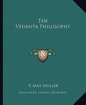 portada the vedanta philosophy (in English)