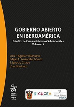 portada Gobierno Abierto en Iberoamérica Estudios de Caso en Gobiernos Subnacionales Volumen 1 (in Spanish)