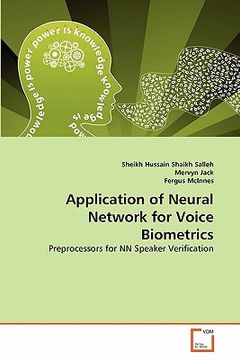 portada application of neural network for voice biometrics (en Inglés)