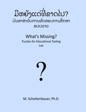 portada What's Missing?  Puzzles for Educational Testing: Lao (Lao Edition)