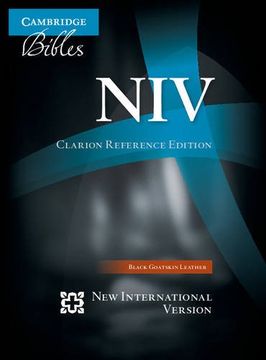 portada Niv Clarion Reference Bible, Black Edge-Lined Goatskin Leather, Ni486: Xe (in English)