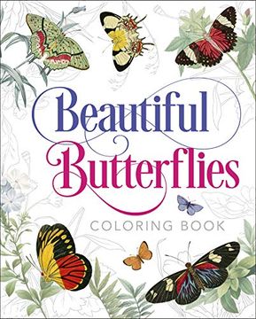 portada Beautiful Butterflies Coloring Book (in English)