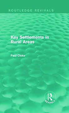 portada Key Settlements in Rural Areas (Routledge Revivals) (in English)