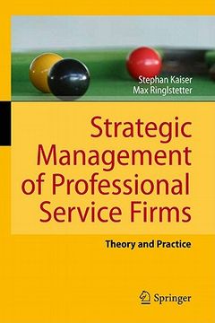 portada strategic management of professional service firms: theory and practice (en Inglés)