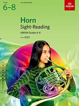 portada Sight-Reading for Horn, Abrsm Grades 6-8, From 2023 (en Inglés)